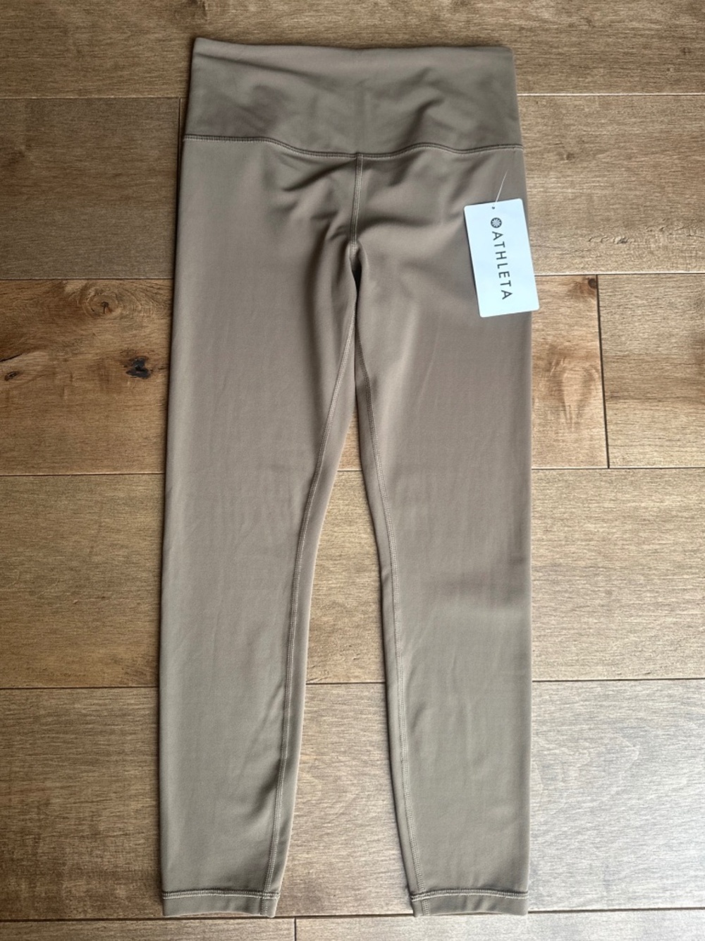 Athleta Elation Ultra High Rise 7/8 Tight Leggings Clay Brown Sz Small Soft NEW